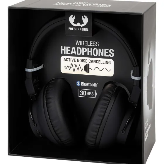 Koptelefoons>Fresh ’n Rebel Fresh 'N Rebel Draadloze Noise Cancelling Koptelefoon Zwart,Grijs
