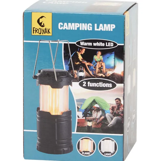 Kampeerspullen>Froyak Campinglamp Zwart