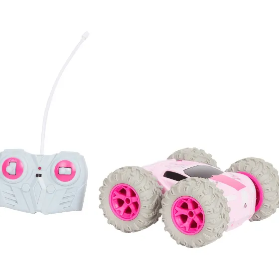 Buitenspeelgoed>Hasbro Gear2Play Radiografisch Bestuurbare Stuntracer Groen,Roze