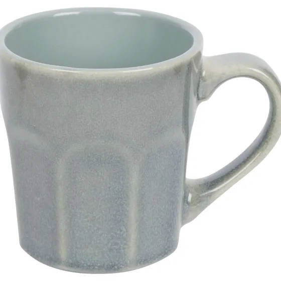 Servies>Merk Geglazuurde Koffiemok Blauw,Grijs,Groen,Roze,Rood,Geel