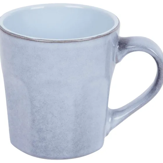 Servies>Merk Geglazuurde Koffiemok Blauw,Grijs,Groen,Roze,Rood,Geel