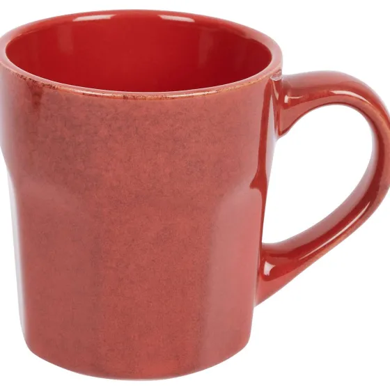 Servies>Merk Geglazuurde Koffiemok Blauw,Grijs,Groen,Roze,Rood,Geel