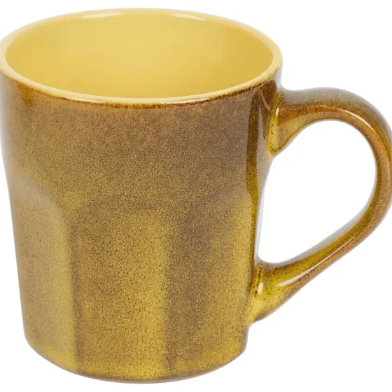 Servies>Merk Geglazuurde Koffiemok Blauw,Grijs,Groen,Roze,Rood,Geel