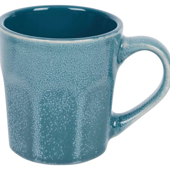 Servies>Merk Geglazuurde Koffiemok Blauw,Grijs,Groen,Roze,Rood,Geel