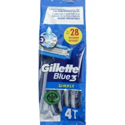 Ontharen & Scheren>Gillette Blue3 Scheermesjes Simple Blauw