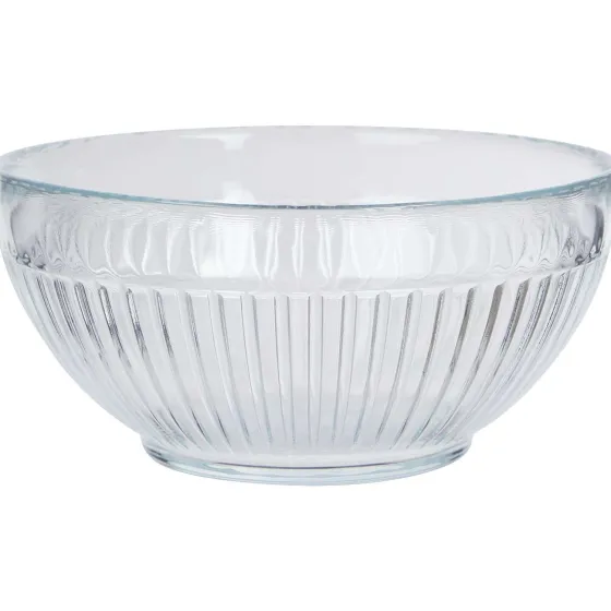 Servies>Merk Glazen Kom Transparant