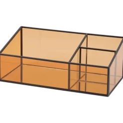 Woonaccessoires>Merk Glazen Opbergdoos Meerkleurig