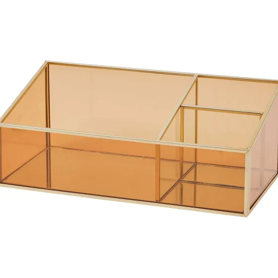 Woonaccessoires>Merk Glazen Opbergdoos Meerkleurig