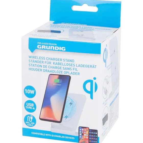 Powerbanks & Opladers>Grundig Draadloze Oplader Wit