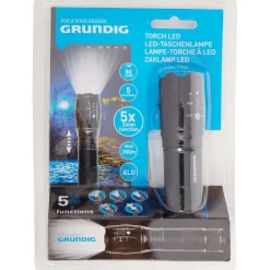 Verlichting>Grundig Zaklamp Zwart