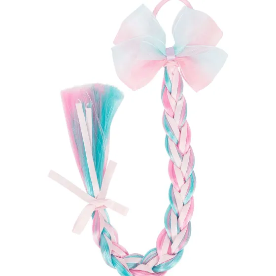 Haaraccessoires>Schrunchmiez Haarclip Of -Elastiek Met Vlecht Blauw,Groen,Meerkleurig,Paars,Roze