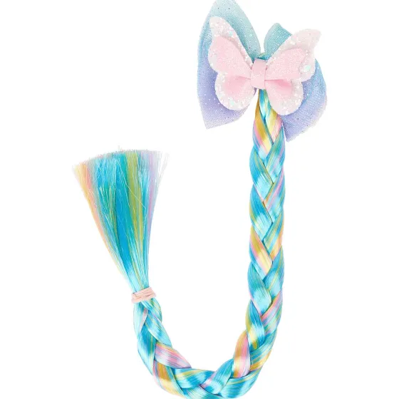Haaraccessoires>Schrunchmiez Haarclip Of -Elastiek Met Vlecht Blauw,Groen,Meerkleurig,Paars,Roze