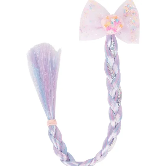 Haaraccessoires>Schrunchmiez Haarclip Of -Elastiek Met Vlecht Blauw,Groen,Meerkleurig,Paars,Roze
