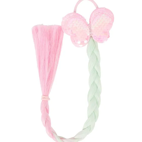 Haaraccessoires>Schrunchmiez Haarclip Of -Elastiek Met Vlecht Blauw,Groen,Meerkleurig,Paars,Roze