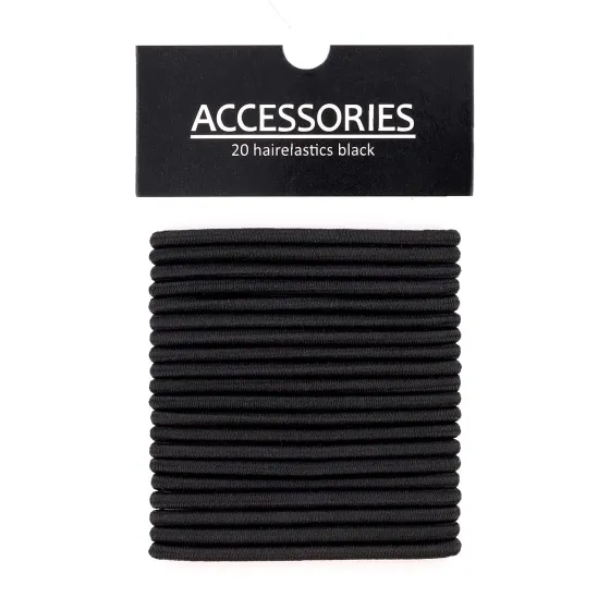 Haaraccessoires>Schrunchmiez Haarelastieken Zwart