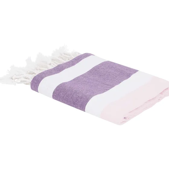 Badtextiel>Hotel Royal Hamamdoek Blauw,Geel,Grijs,Paars