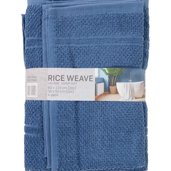 Woonaccessoires>Merk Handdoekenset Blauw,Grijs,Groen,Wit