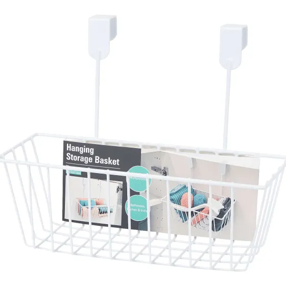 Woonaccessoires>Merk Hangende Opbergmand Wit,Zwart