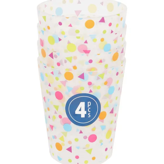 Servies>Merk Herbruikbare Partybekers Transparant,Print