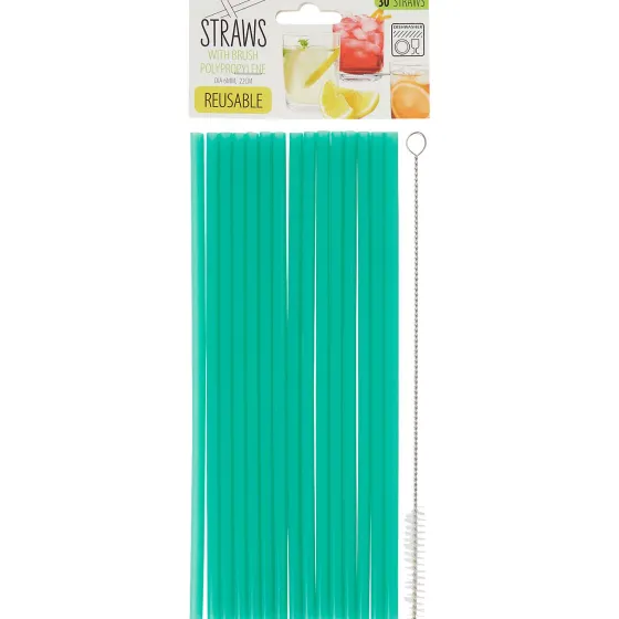 Keukengerei>Rösle Herbruikbare Rietjes Met Schoonmaakborstel Transparant,Blauw,Groen,Roze