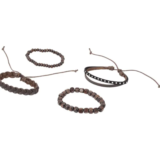 Horloges & Sieraden>Merk Heren Armband Bruin,Zwart