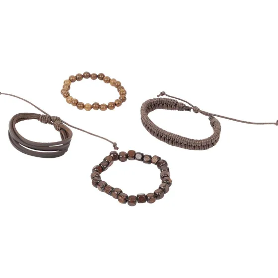 Horloges & Sieraden>Merk Heren Armband Bruin,Zwart