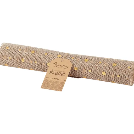 Breien & Haken>Alison & Mae Hobby Flora Decoratiestof Beige,Zwart,Goud,Wit
