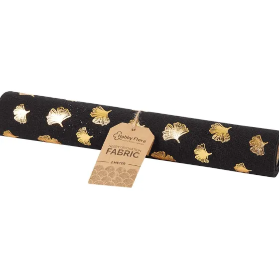 Breien & Haken>Alison & Mae Hobby Flora Decoratiestof Beige,Zwart,Goud,Wit