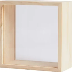 Bureau Accessoires>Office Essentials Hobby Flora Houten Vensterdoos Bruin