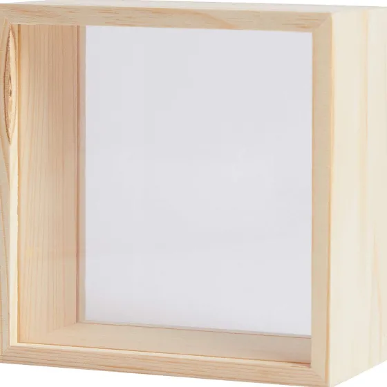 Bureau Accessoires>Office Essentials Hobby Flora Houten Vensterdoos Bruin