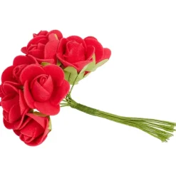 Kunstplanten & -Bloemen>Merk Hobby Flora Kunstboeket Rood,Roze,Wit