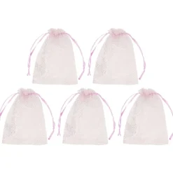 Inpakken>Merk Hobby Flora Organza Zakjes Blauw,Geel,Grijs,Oranje,Roze,Zwart