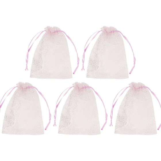 Inpakken>Merk Hobby Flora Organza Zakjes Blauw,Geel,Grijs,Oranje,Roze,Zwart