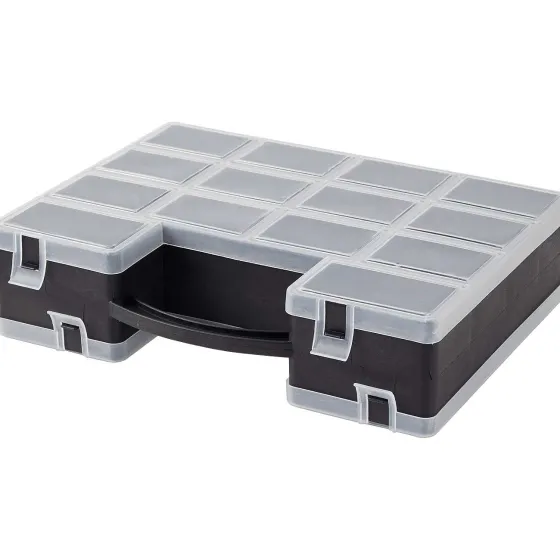 Bureau Accessoires>Office Essentials Hobbybox Blauw,Grijs,Transparant,Zwart