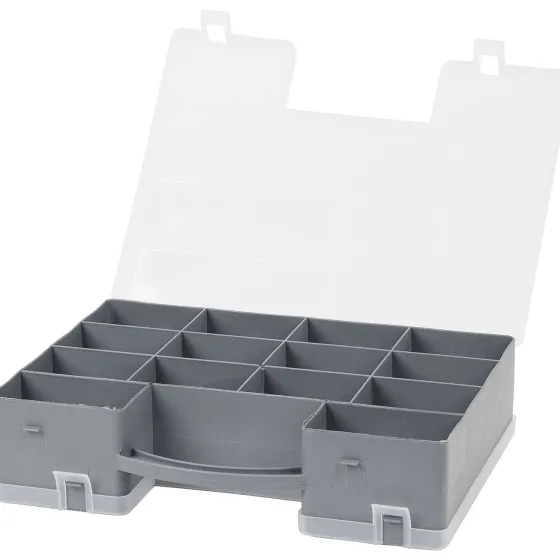 Bureau Accessoires>Office Essentials Hobbybox Blauw,Grijs,Transparant,Zwart