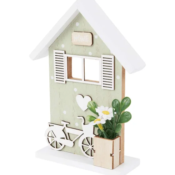 Woonaccessoires>Merk Home Accents Decoratiehuisje Blauw,Groen,Roze