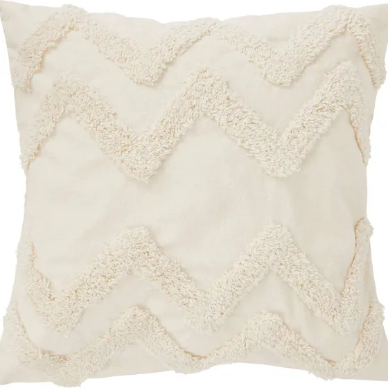 Kussens>Code Maison Home Accents Getufte Kussenhoes Beige,Print