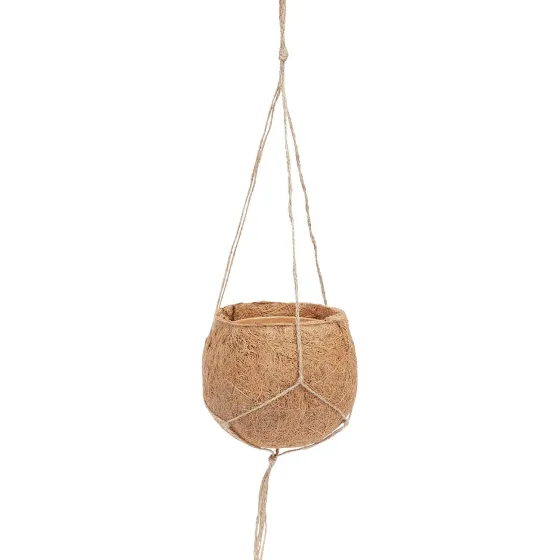 Bloempotten>Merk Home Accents Hangpotje Bruin