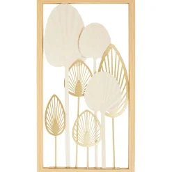 Woonaccessoires>Merk Home Accents Houten Muurdecoratie Beige
