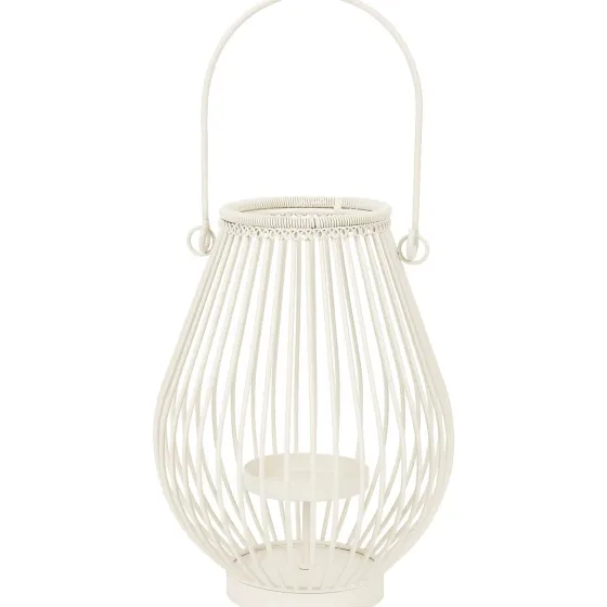 Kaarsenhouders>Merk Home Accents Metalen Lantaarn Zwart,Wit
