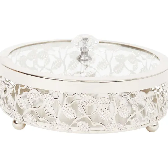 Woonaccessoires>Merk Home Accents Metalen Opbergdoosje Goud,Zilver