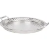 Dienbladen>Staub Home Accents Rond Dienblad Zilver