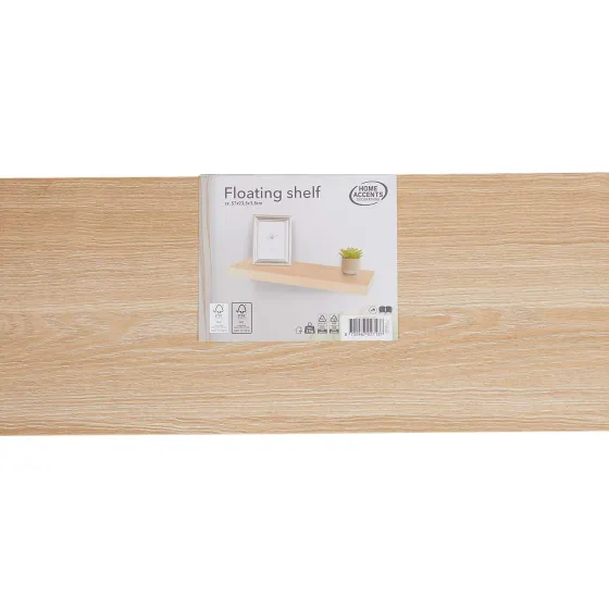 Woonaccessoires>Merk Home Accents Zwevende Wandplank Bruin,Wit