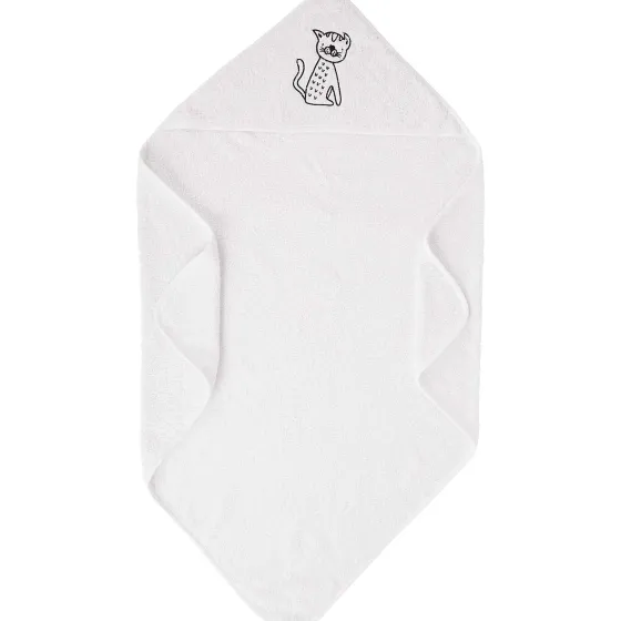 Badtextiel>Hoodadoo Baby-Badcape Groen,Rood,Wit