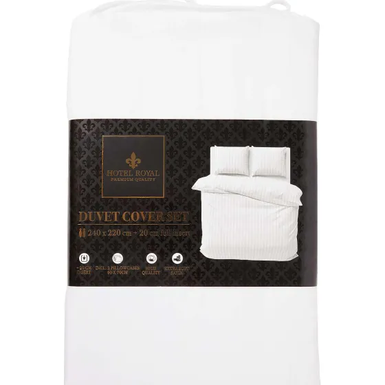Beddengoed>Hotel Royal Dekbedovertrek Beige,Grijs,Print,Wit