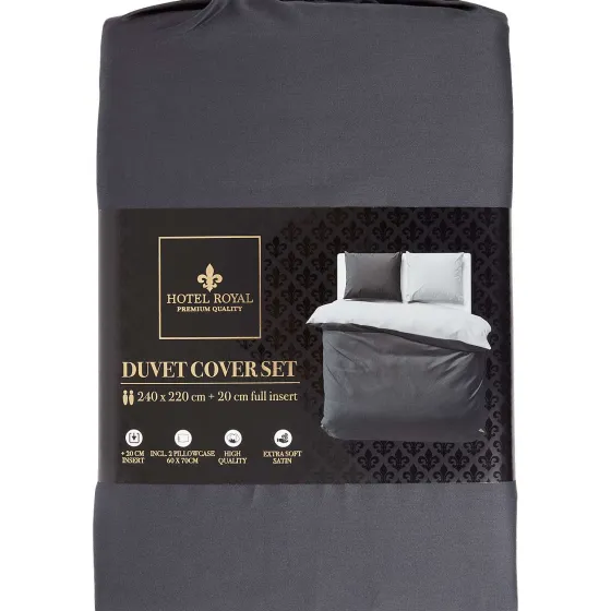 Beddengoed>Hotel Royal Dekbedovertrek Beige,Grijs,Print,Wit