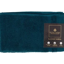 Badtextiel>Hotel Royal Gastendoekjes Blauw,Zwart