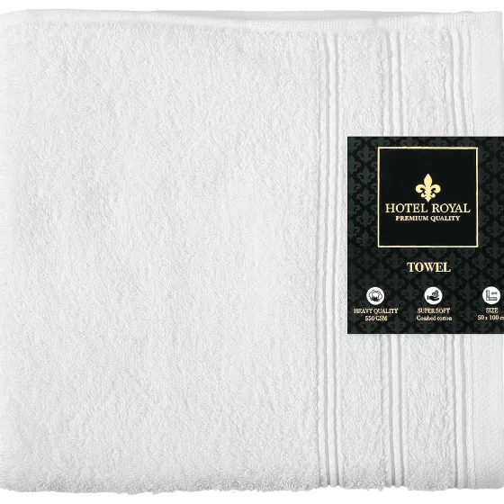 Badtextiel>Hotel Royal Handdoek Wit
