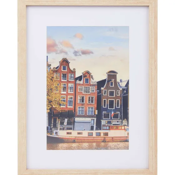 Fotolijstjes>Merk Houten Fotolijst Beige,Zwart
