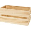 Woonaccessoires>Merk Houten Krat Medium Bruin